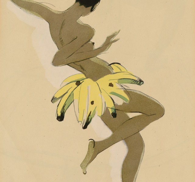 In a playful yet elegant pose, the iconic dancer graces the stage with her signature charisma, captured in Paul Colin’s distinctive Art Deco style, evoking the vibrancy and energy of the Jazz Age. (Courtesy of National Portrait Gallery, Smithsonian Institution)